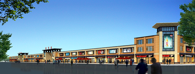 郭里商貿(mào)城效果圖